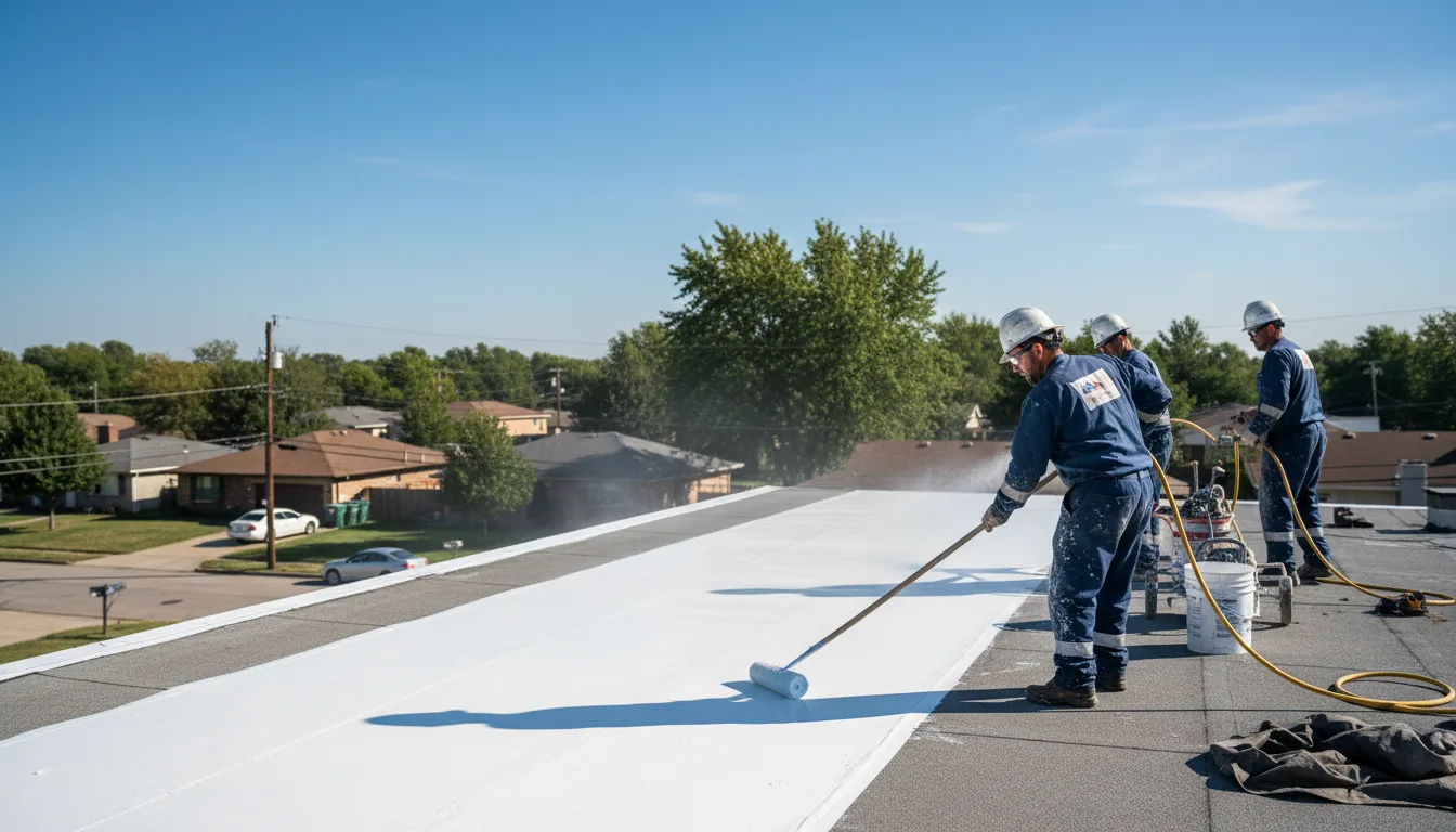 Commercial roof coating in Wayan, ID near me